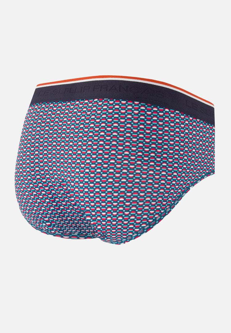 Slip vert à motif cercle en coton - Terrible Cercle Vert D'Eau - Le Slip Français - 6