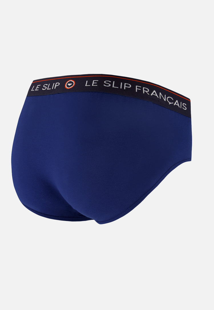 Slip bleu en coton - Intrépide Indigo - Le Slip Français - 7