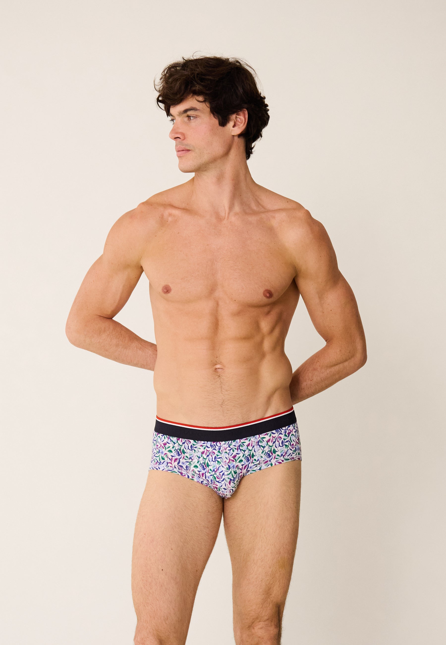 Slip en coton - Terrible Tulipe Purple - Le Slip Français -  2