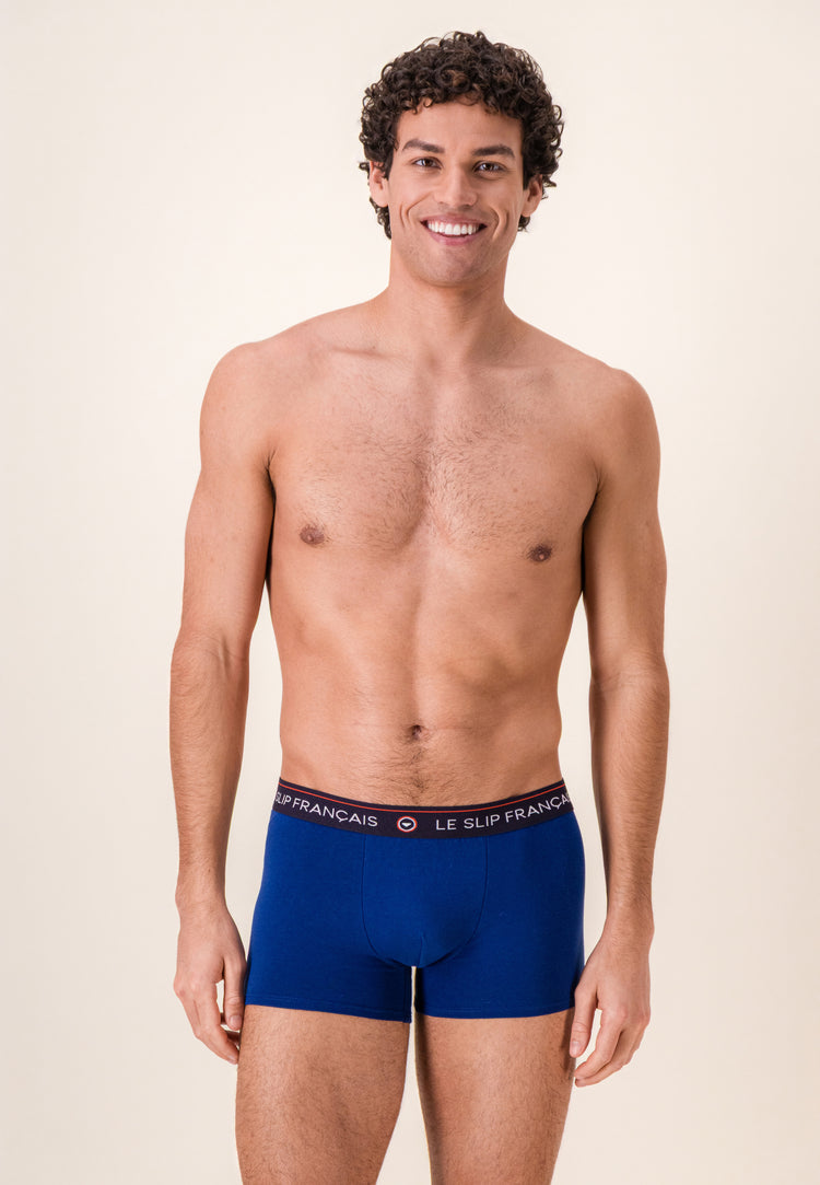 Boxer bleu en coton - Redoutable Indigo - Le Slip Français - 3