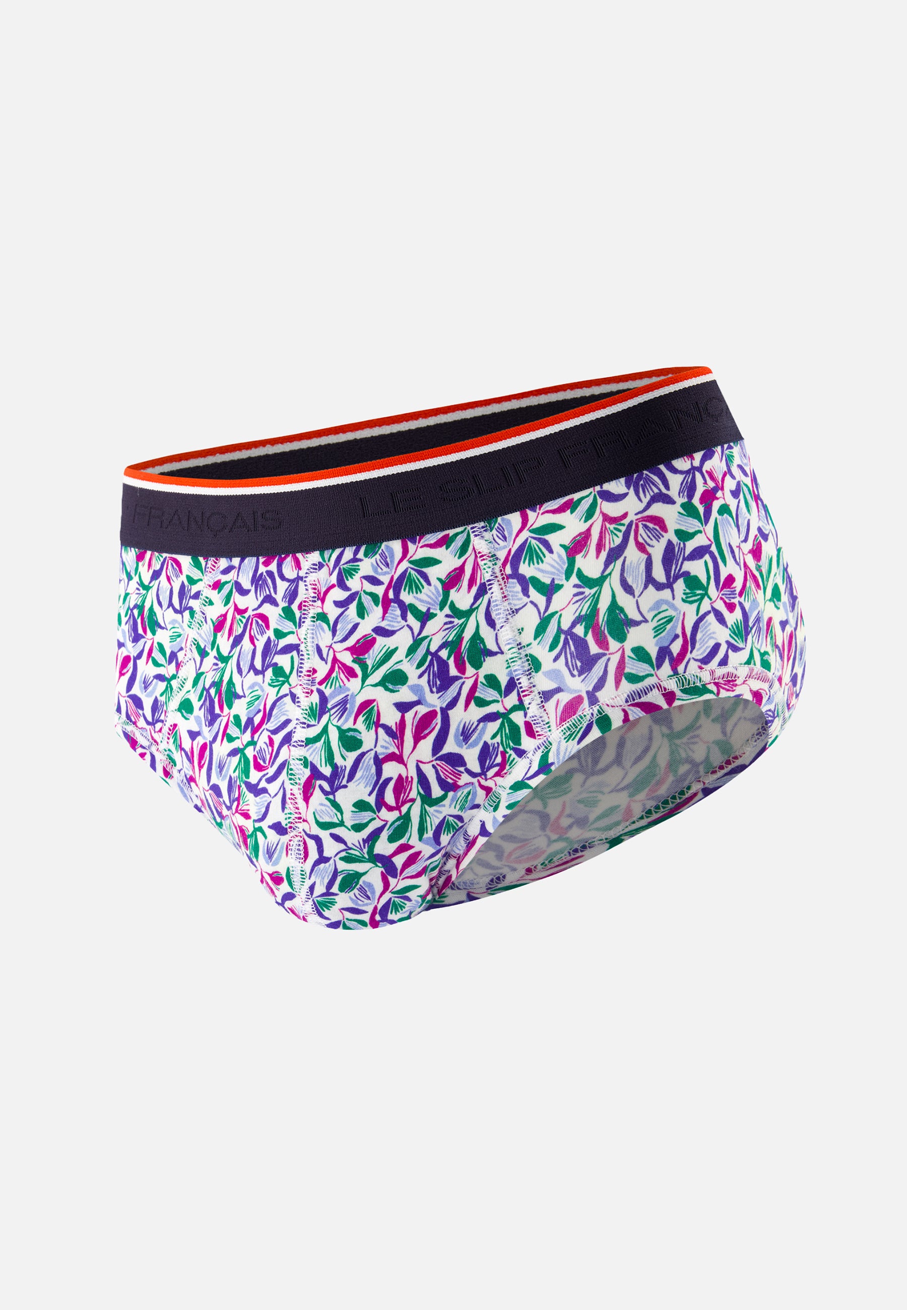 Slip en coton - Terrible Tulipe Purple - Le Slip Français -  1