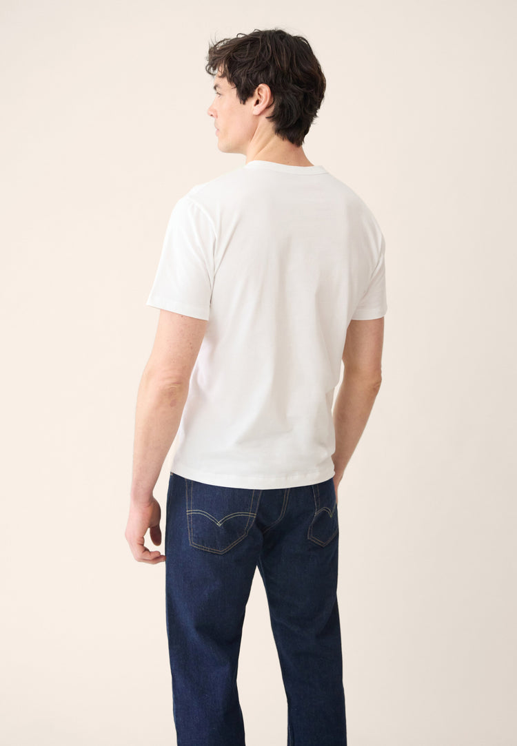 T-shirt homme blanc à manches courtes en coton - Formidable Blanc - Le Slip Français - 4