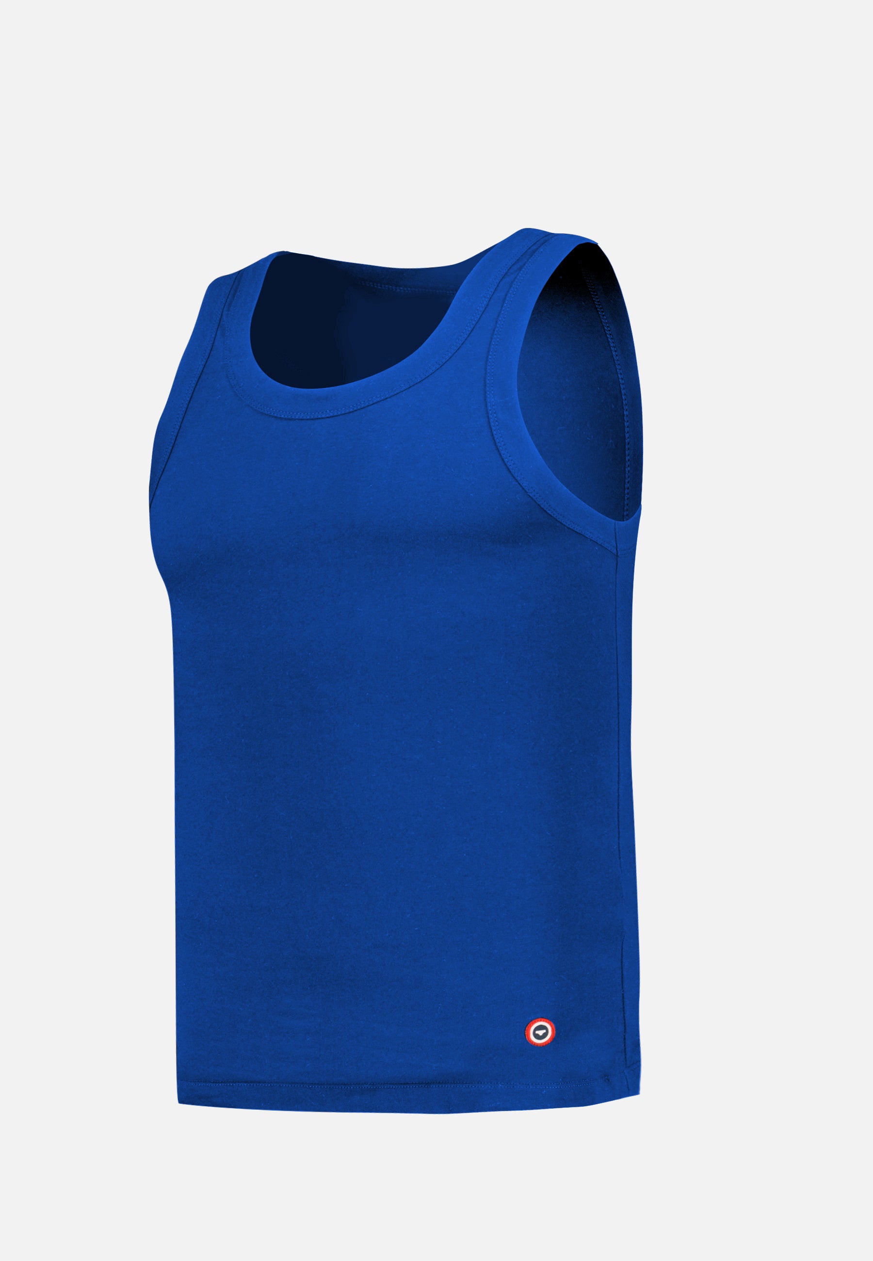 Débardeur homme bleu en coton - Fulminant Bleu Nautique - Le Slip Français -  1