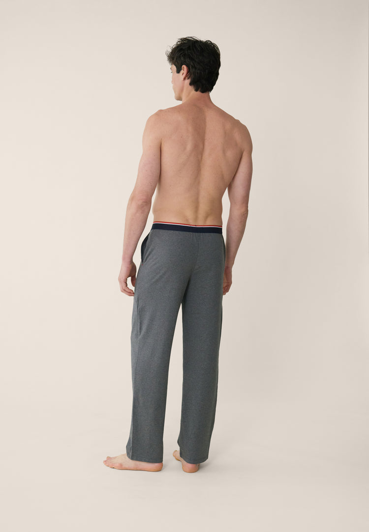 Bas de pyjama en coton - Toudou Gris Anthracite - Le Slip Français - 3