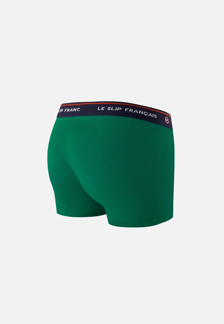 Boxer enfant vert en coton - Petit Joseph Emeraude - Le Slip Français - 6