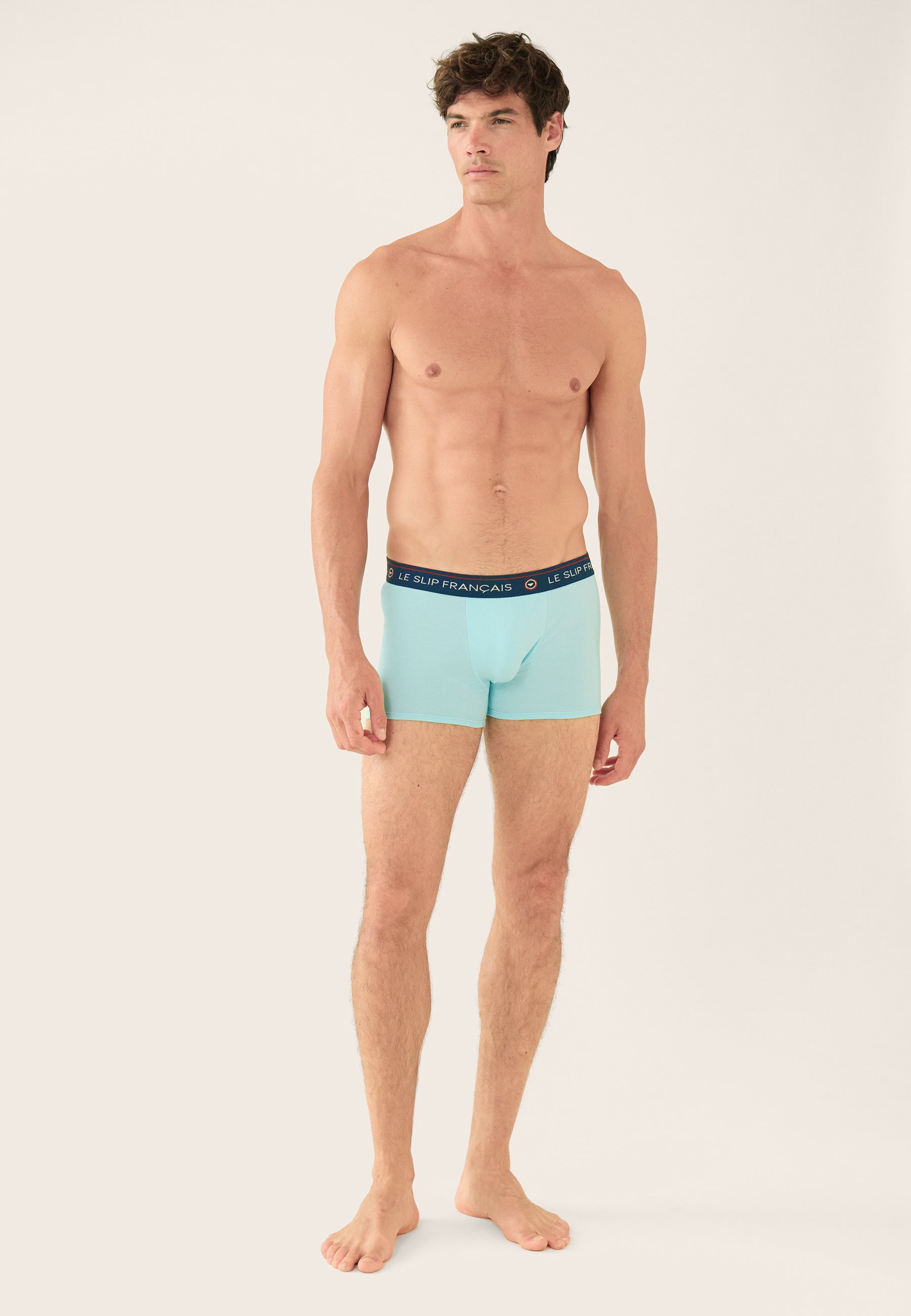 Boxer vert en coton - Redoutable Vert D'Eau - Le Slip Français -  2