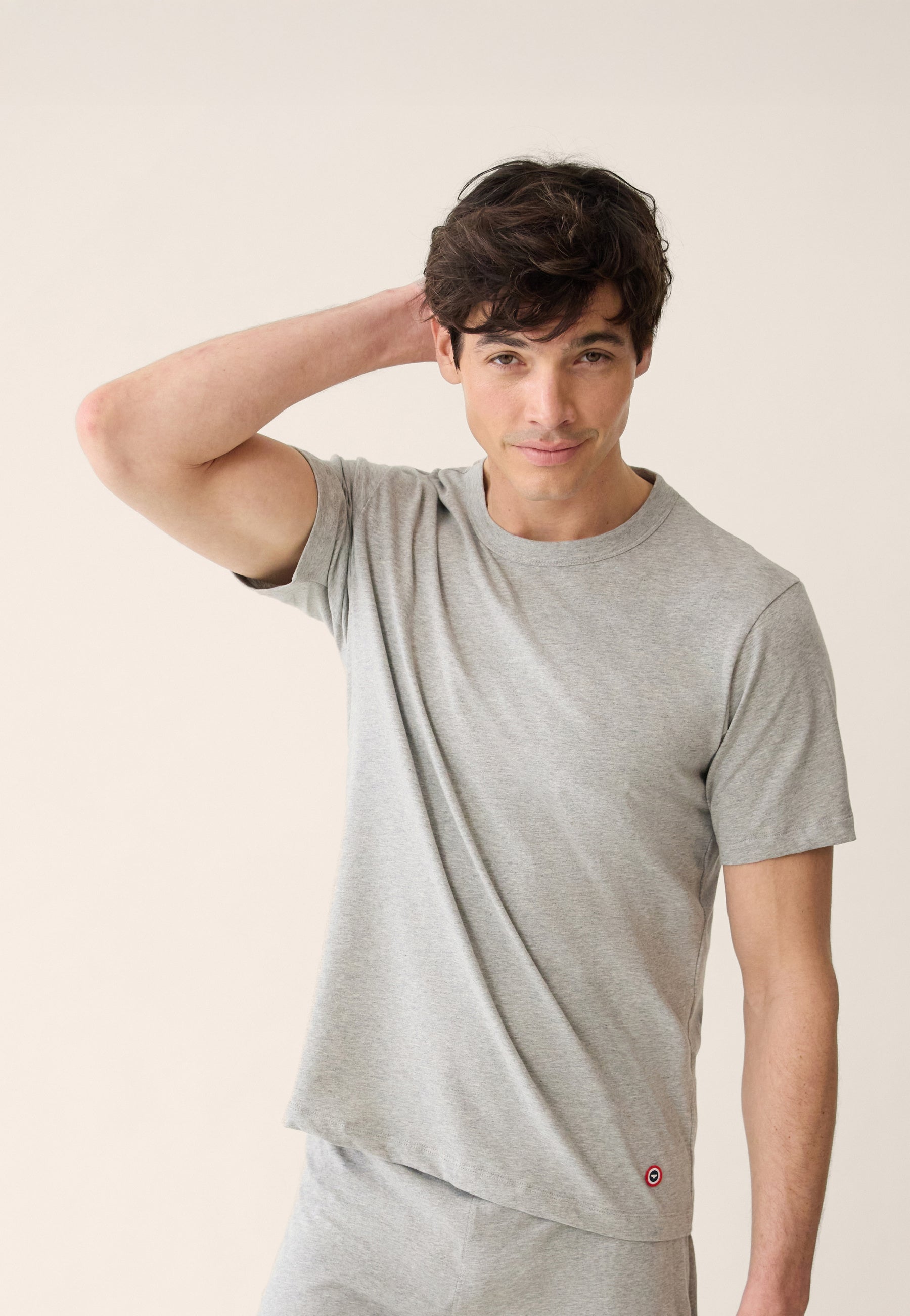 T-shirt manches courtes en coton - Formidable Gris Chine - Le Slip Français -  2