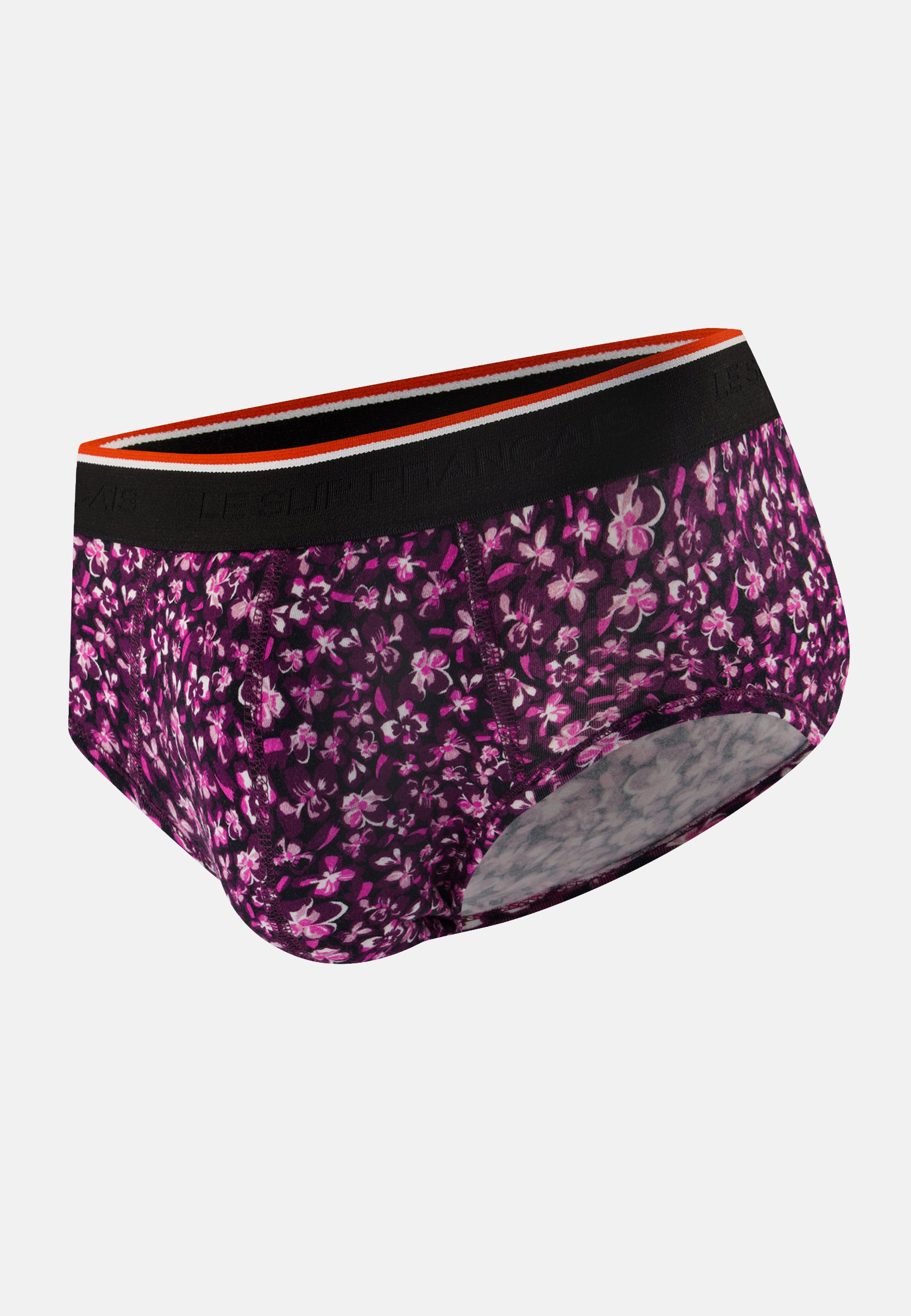 Slip en coton - Terrible Hibiscus Prune - Le Slip Français -  1