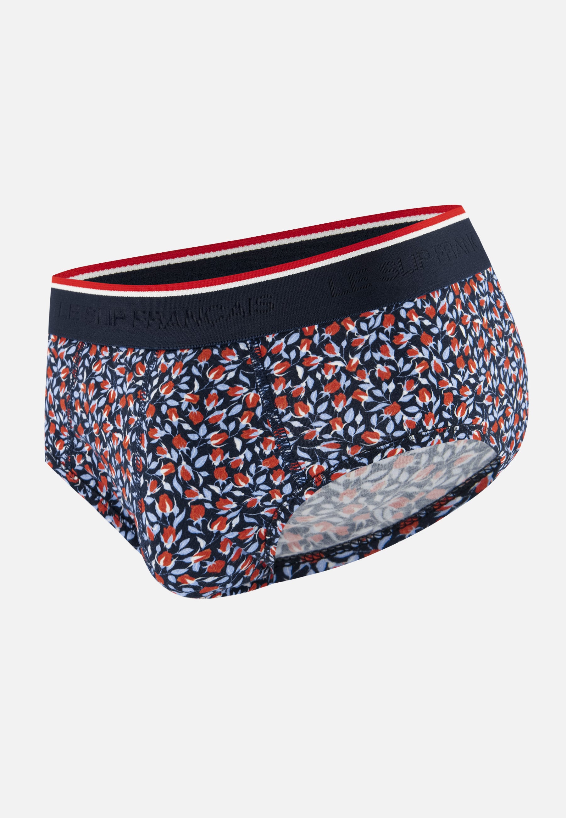 Slip rose en coton - Terrible Rose Rouge Brique - Le Slip Français -  1