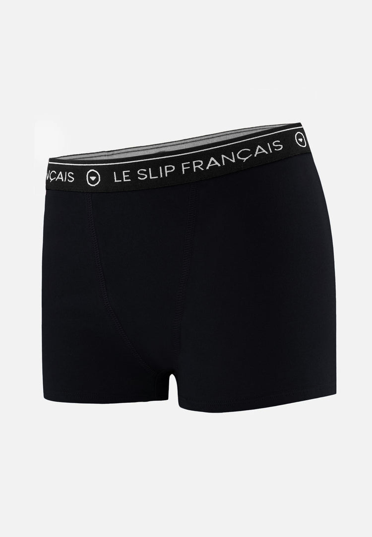 Culotte boxer femme noire en coton - Fougueuse Noire - Le Slip Français - 5