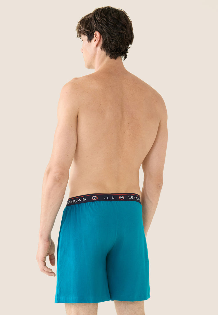 Short de pyjama en coton - Invincible Topaz - Le Slip Français - 4