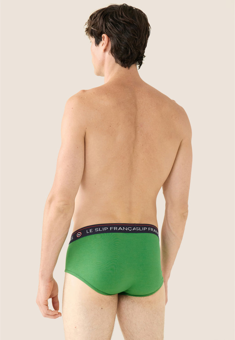Slip en coton - Intrépide Mint Green - Le Slip Français - 3