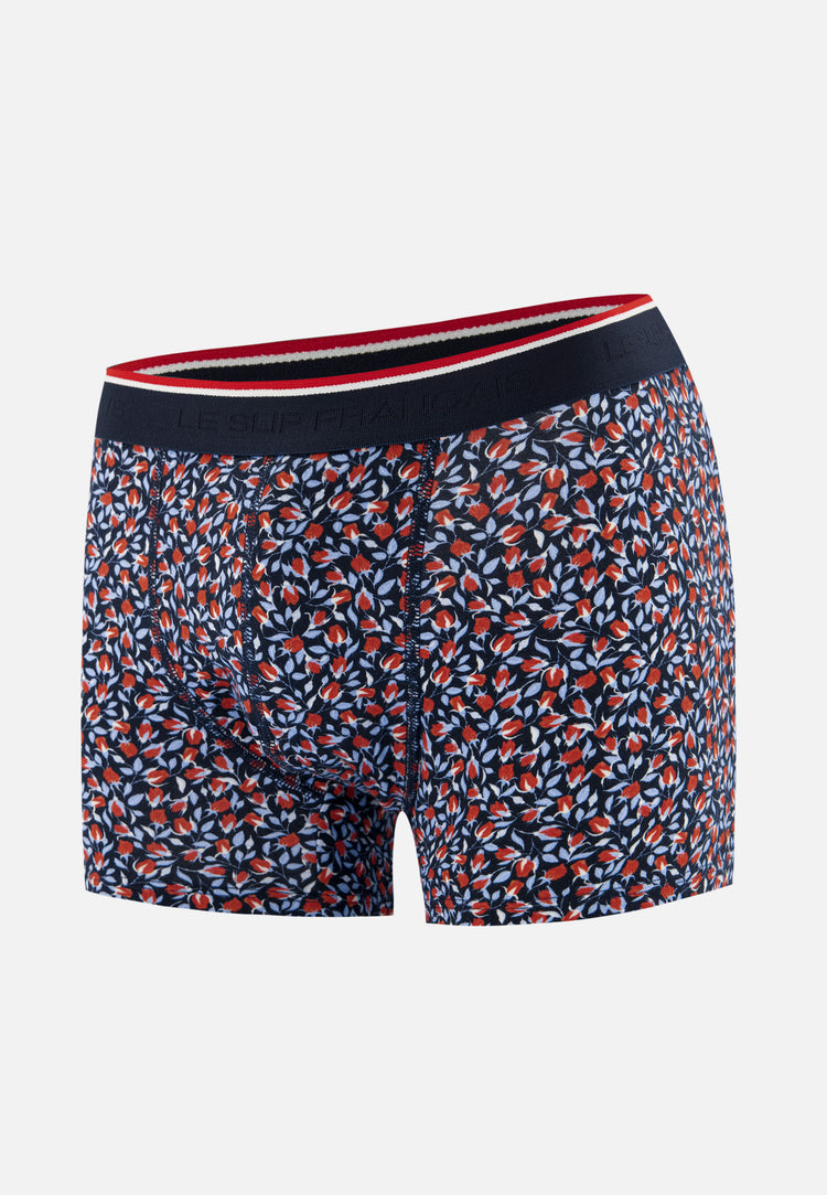 Boxer rose en coton - Marius Rose Rouge Brique - Le Slip Français - 1