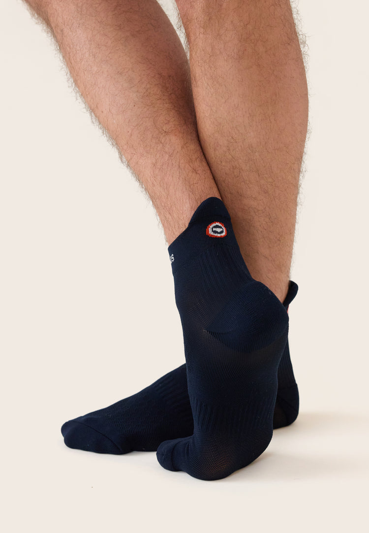 Chaussette de sport marine en coton - Achille Marine Lsf - Le Slip Français - 3