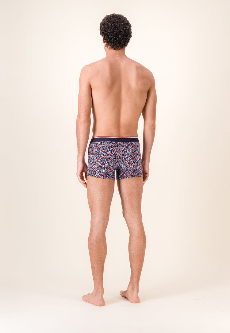 Boxer rose en coton - Marius Rose Rouge Brique - Le Slip Français - 3