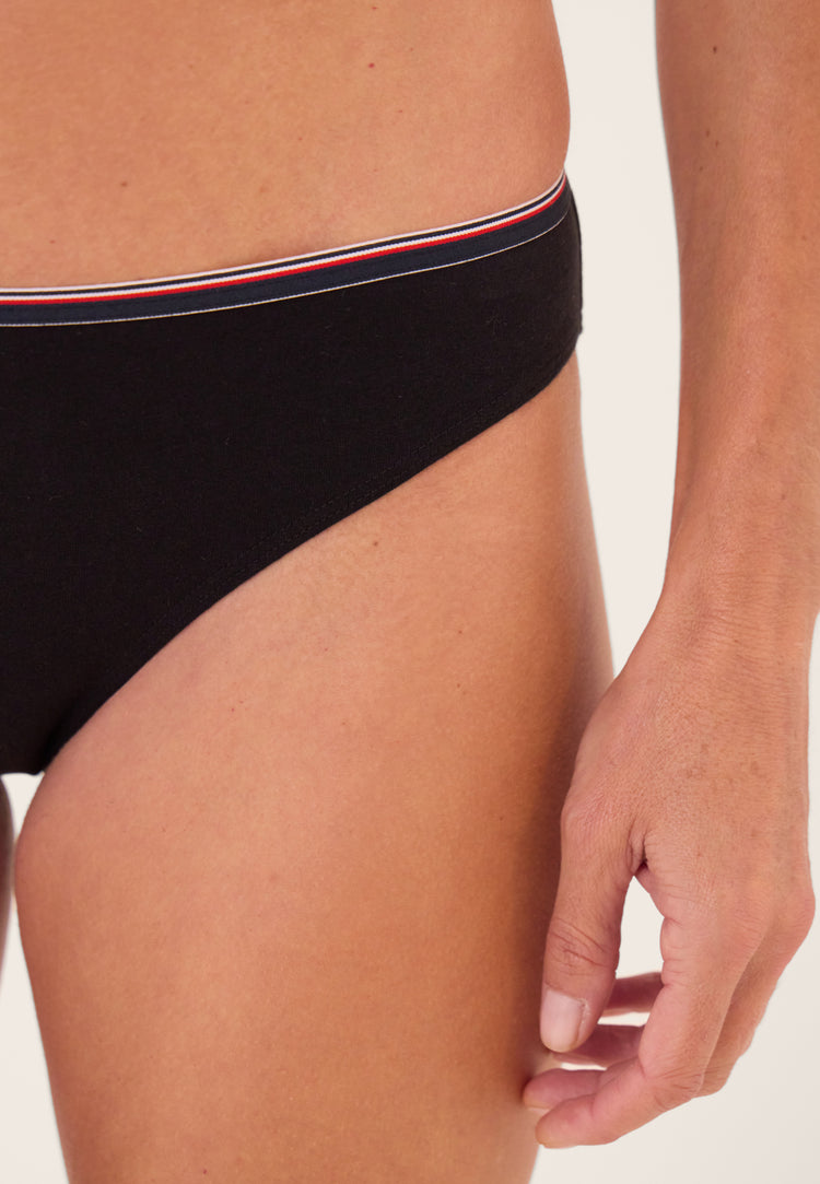 Culotte noire en coton - Lucette Noir - Le Slip Français - 3