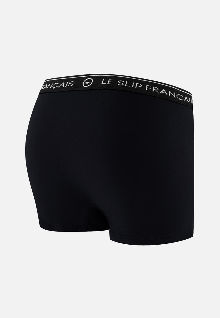 Culotte boxer femme noire en coton - Fougueuse Noire - Le Slip Français - 7