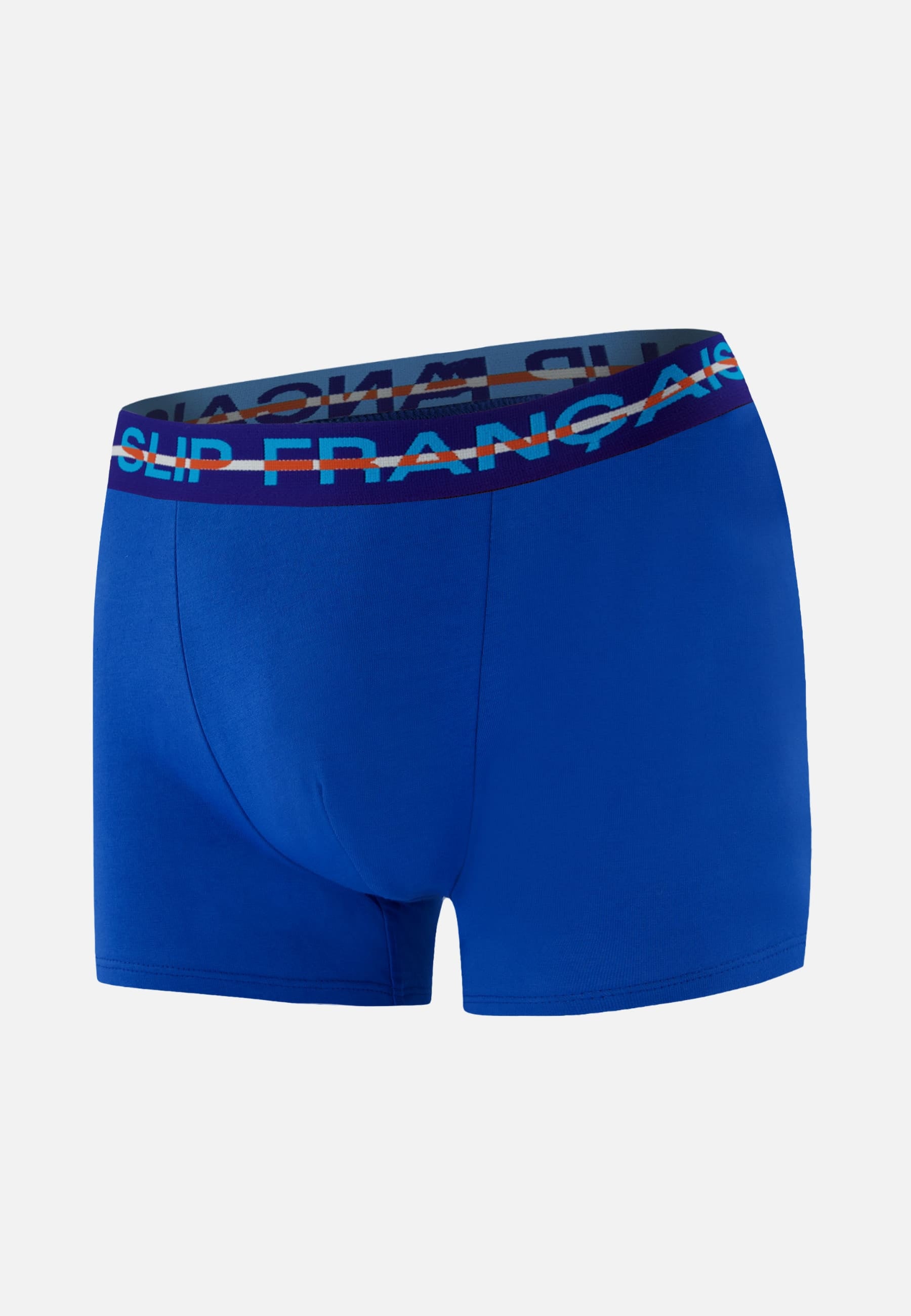 Boxer bleu en coton - Redoutable Bleu Nautique - Le Slip Français -  1