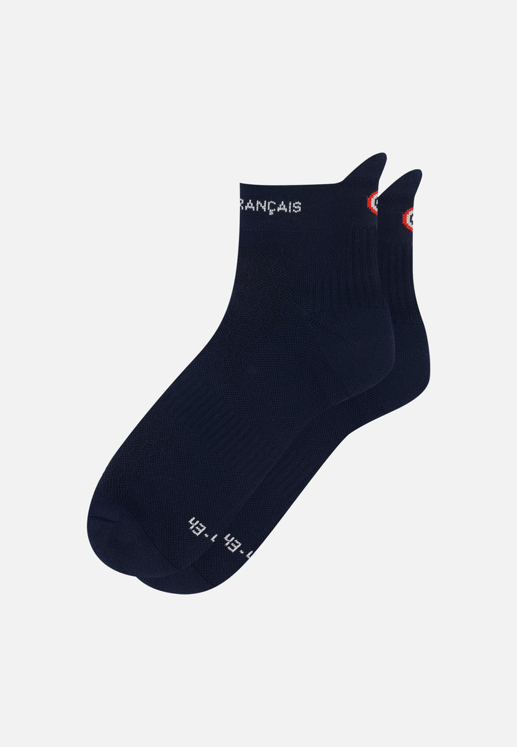 Chaussette de sport marine en coton - Achille Marine Lsf - Le Slip Français - 1