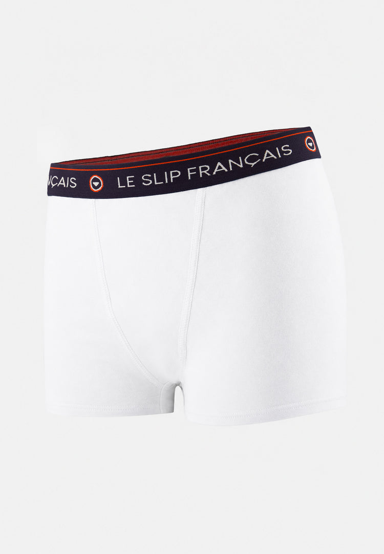 Culotte boxer femme blanche en coton - Fougueuse Blanc - Le Slip Français - 5