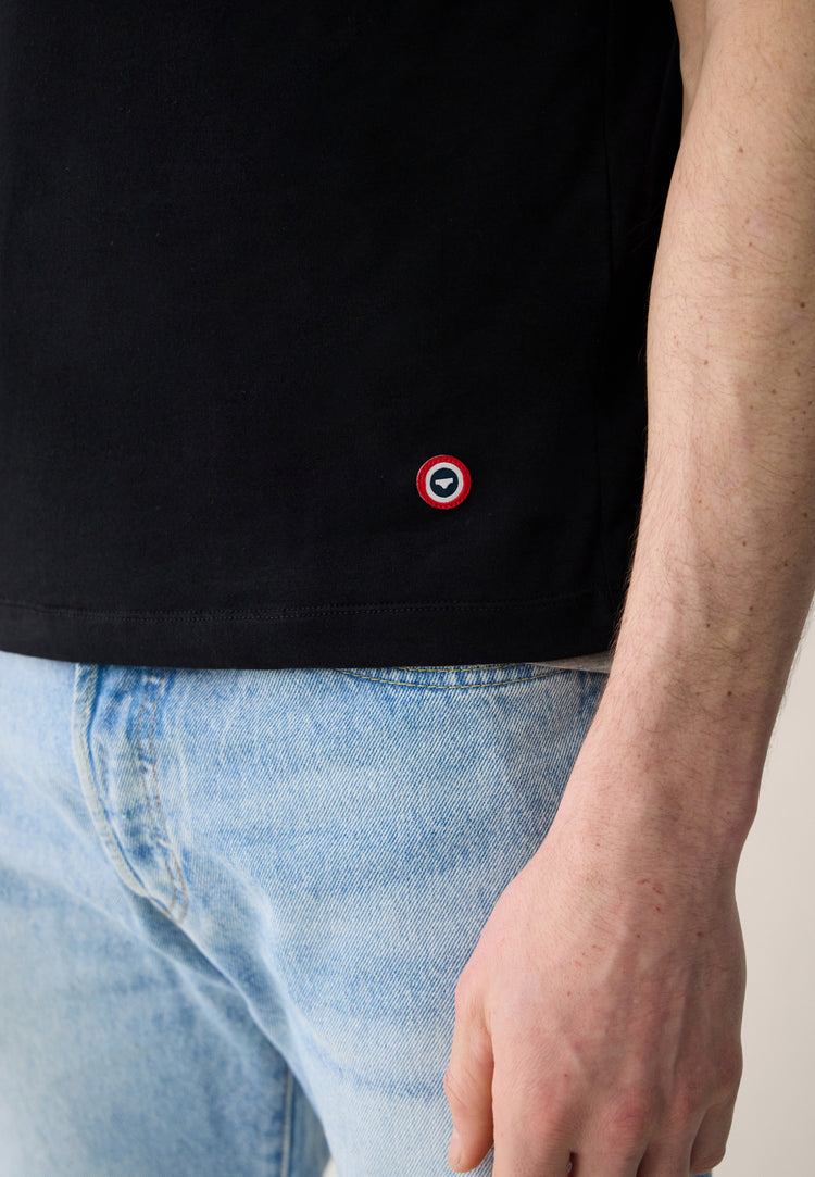T-shirt manches courtes en coton - Formidable Noir - Le Slip Français - 3