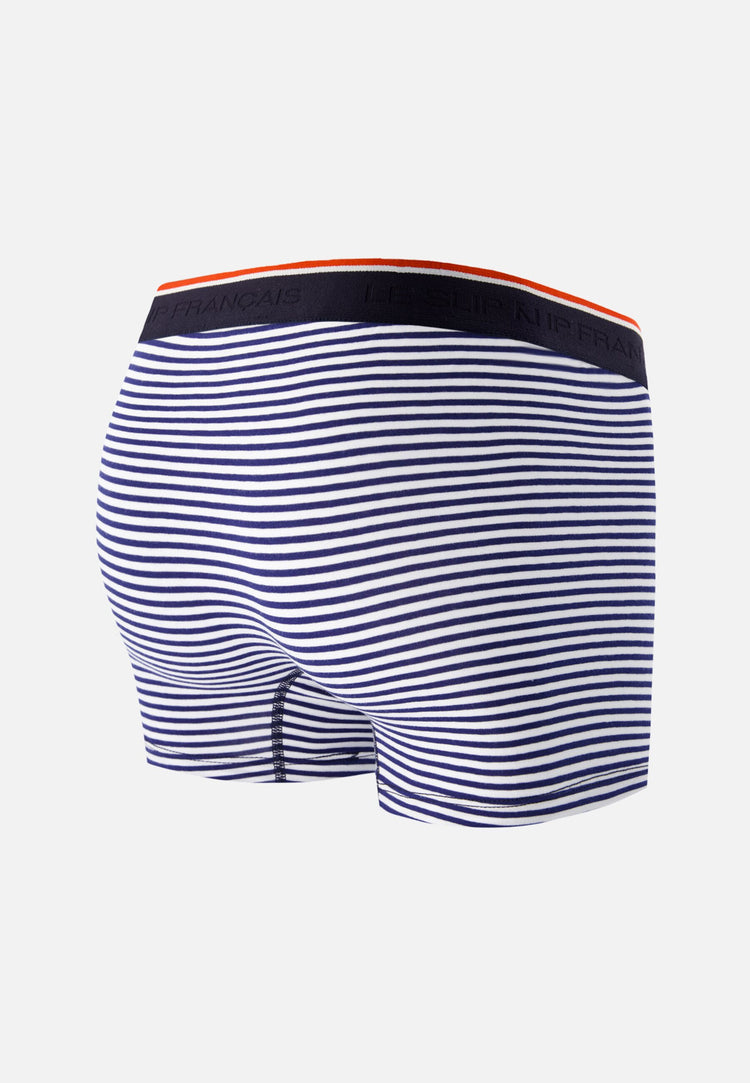 Boxer marinière bleu en coton - Marius Mariniere  Bleu - Le Slip Français - 6
