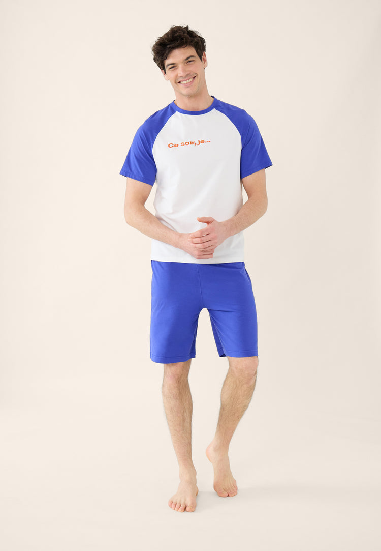 Pack Nathanael Mc Blanc Bleu Eblouissant - Le Slip Français - 1