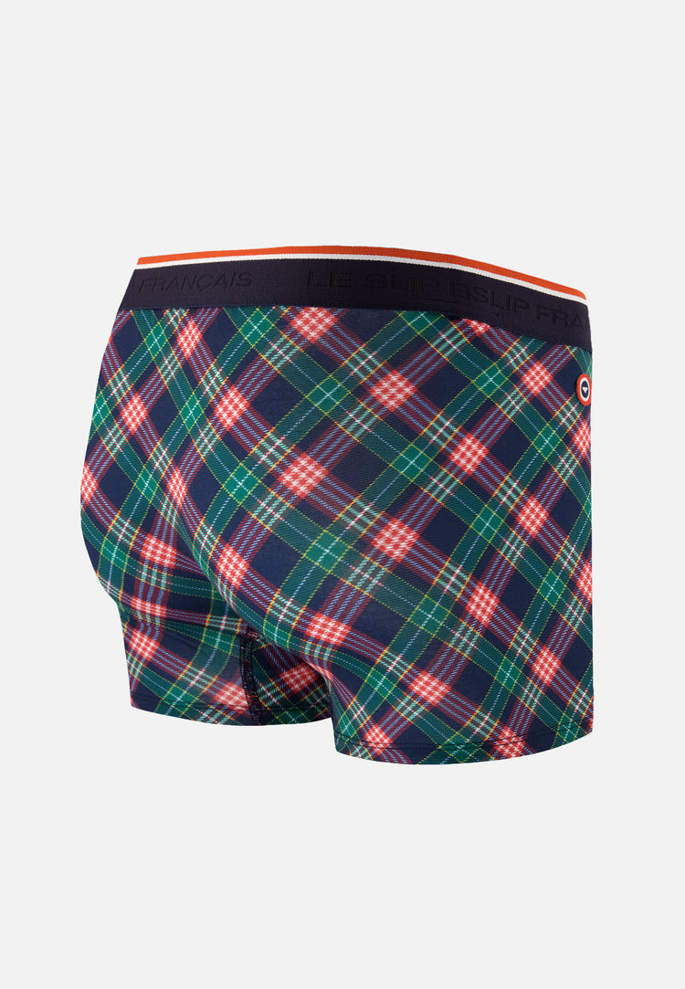 Boxer vert sapin imprimé carreaux tartan - Marius Carreaux Vert Sapin - Le Slip Français - 6