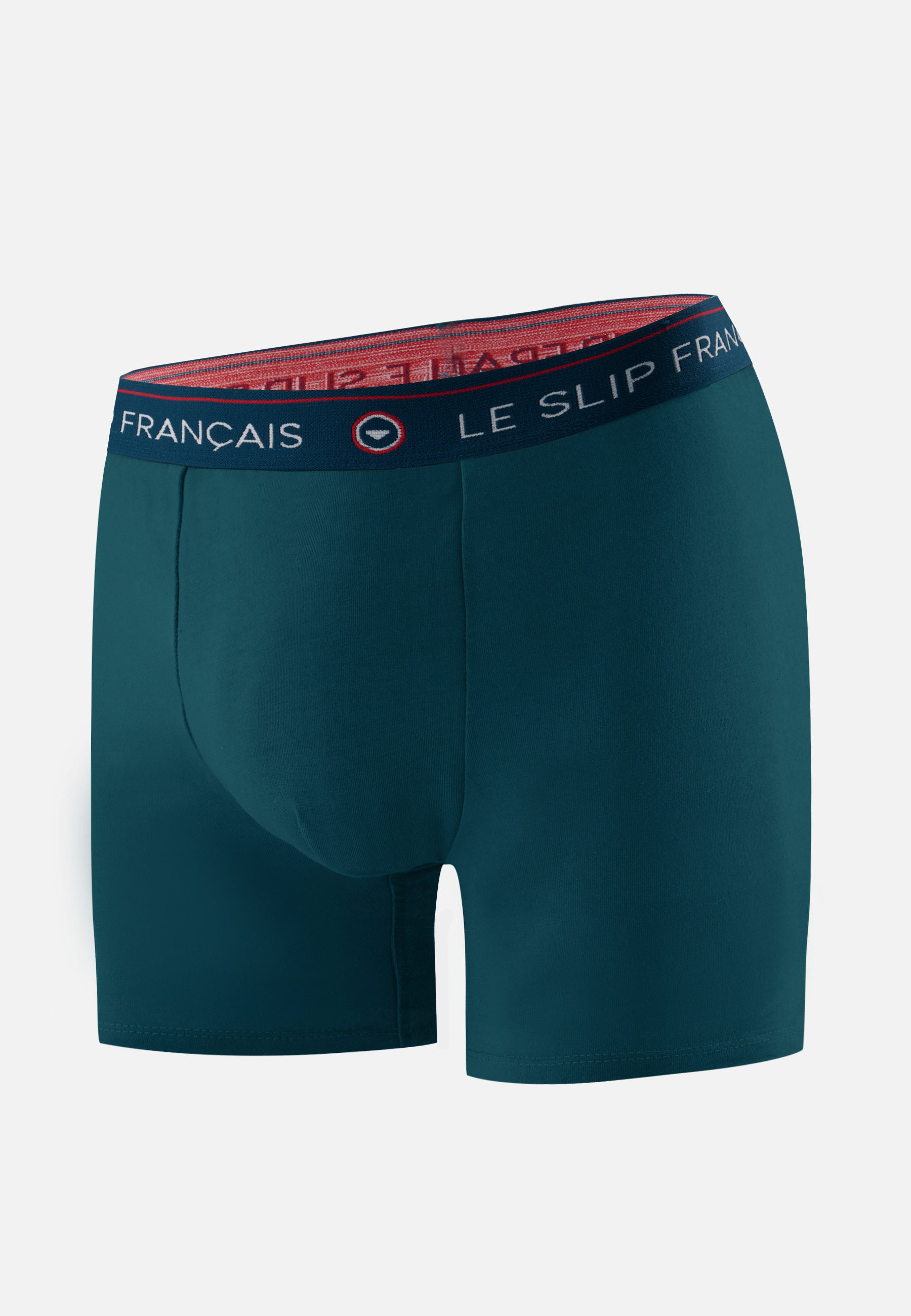 Boxer long bleu en coton - Redoutable Long Bleu Canard - Le Slip Français -  1