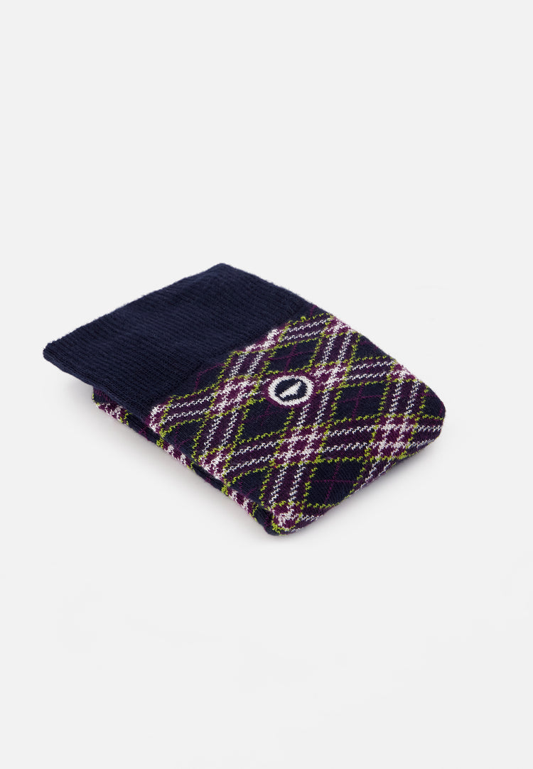 Chaussettes mi-hautes en coton - Lucas Tartan - Le Slip Français - 5