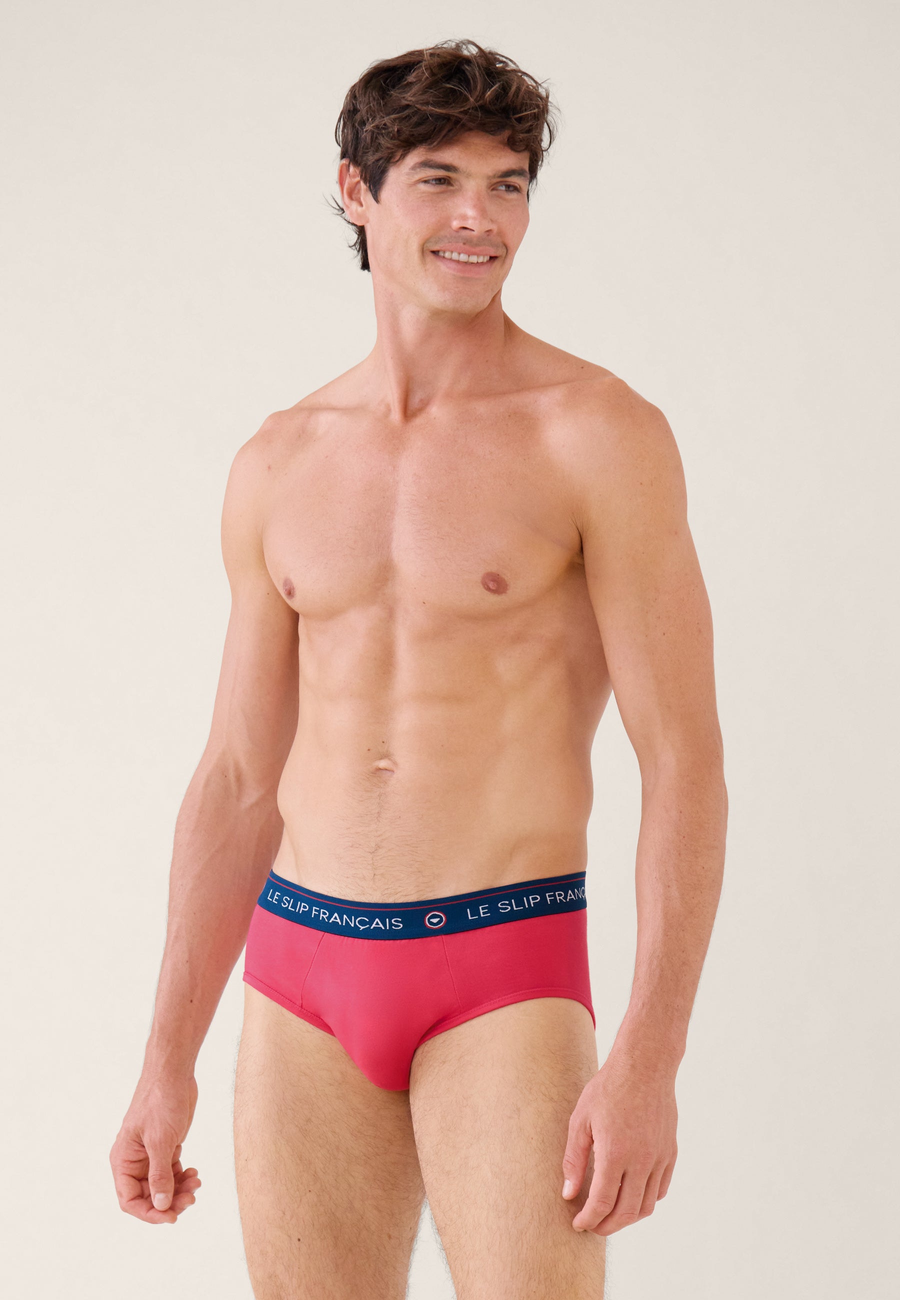 Slip rose en coton - Intrépide Rose Cerise - Le Slip Français -  2