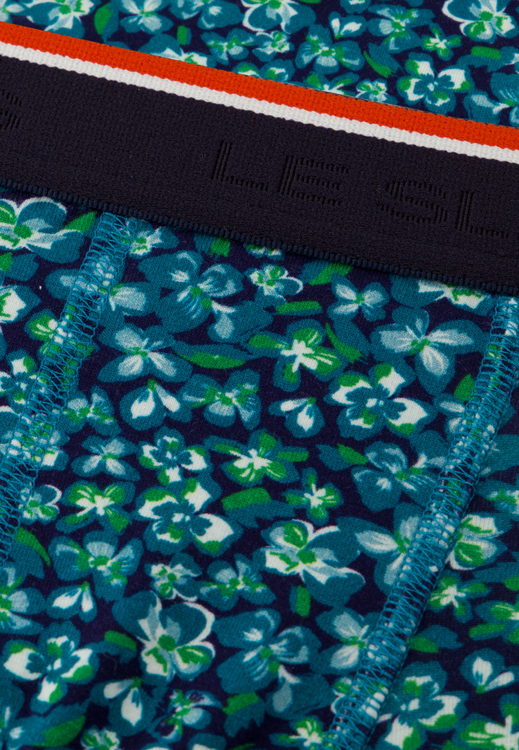 Boxer en coton - Marius Hibiscus Mint Green - Le Slip Français - 5