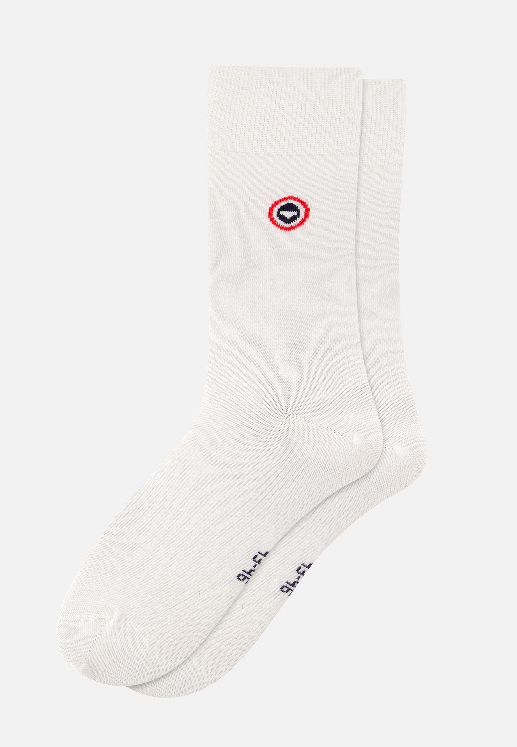 Chaussettes mi-hautes unies blanches - Robuste Blanc - Le Slip Français -  1