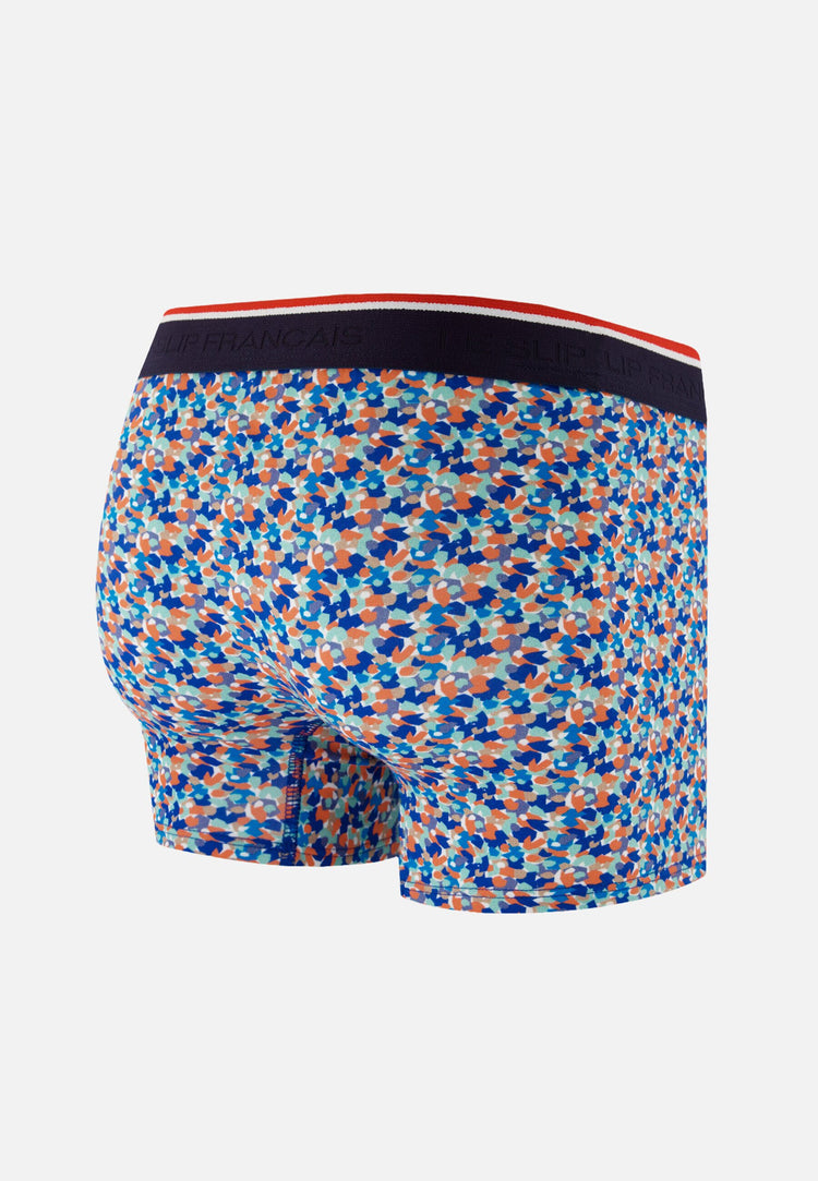 Boxer bleu à motif confetti en coton - Marius Confetti Bleu Nautique - Le Slip Français - 6