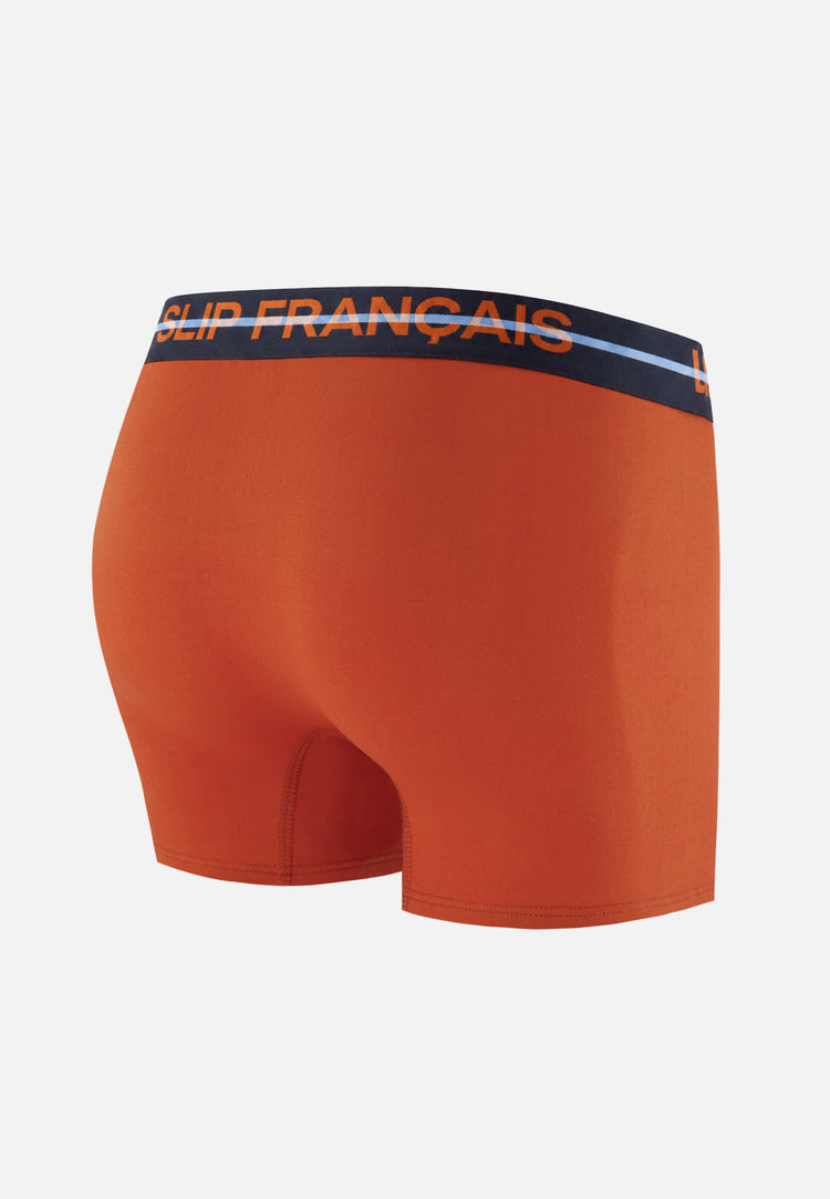 Boxer rouge en coton - Redoutable Rouge Brique - Le Slip Français - 7