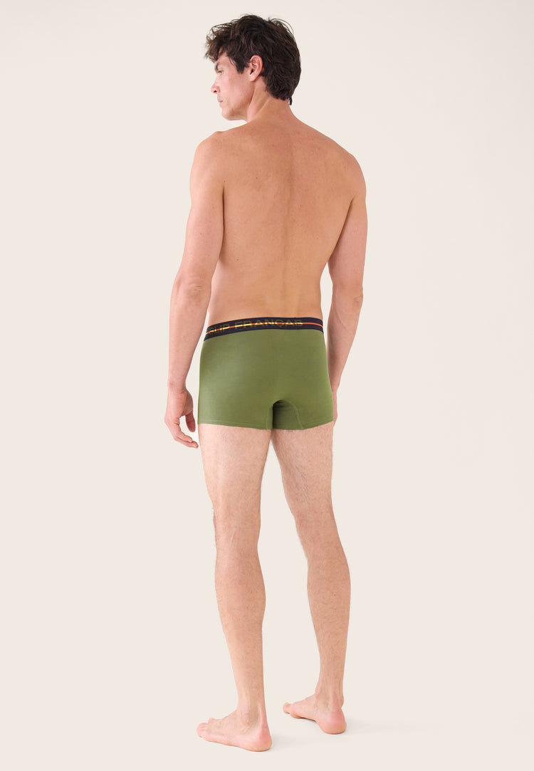 Boxer vert en coton - Redoutable Kaki Veronese - Le Slip Français - 3