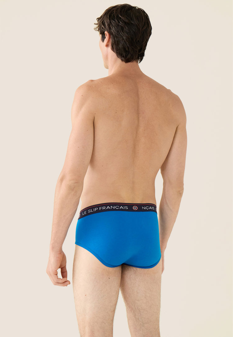 Slip en coton - Intrépide Bleu Turquoise - Le Slip Français - 5