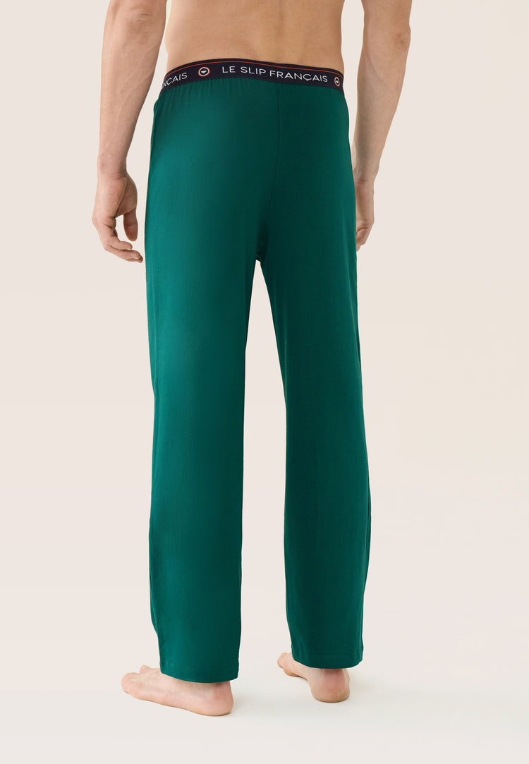 Bas de pyjama en coton - Indomptable Vert Sapin - Le Slip Français - 3