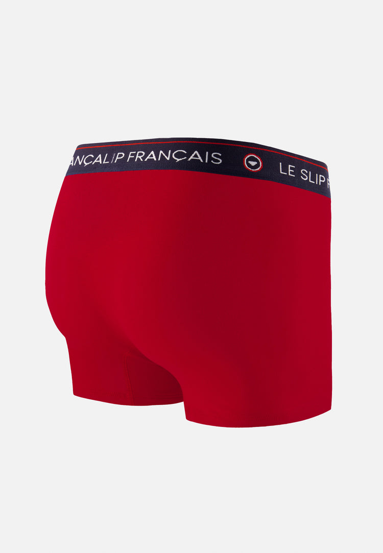 Boxer rouge en coton - Redoutable Rouge Beau Paquet - Le Slip Français - 6