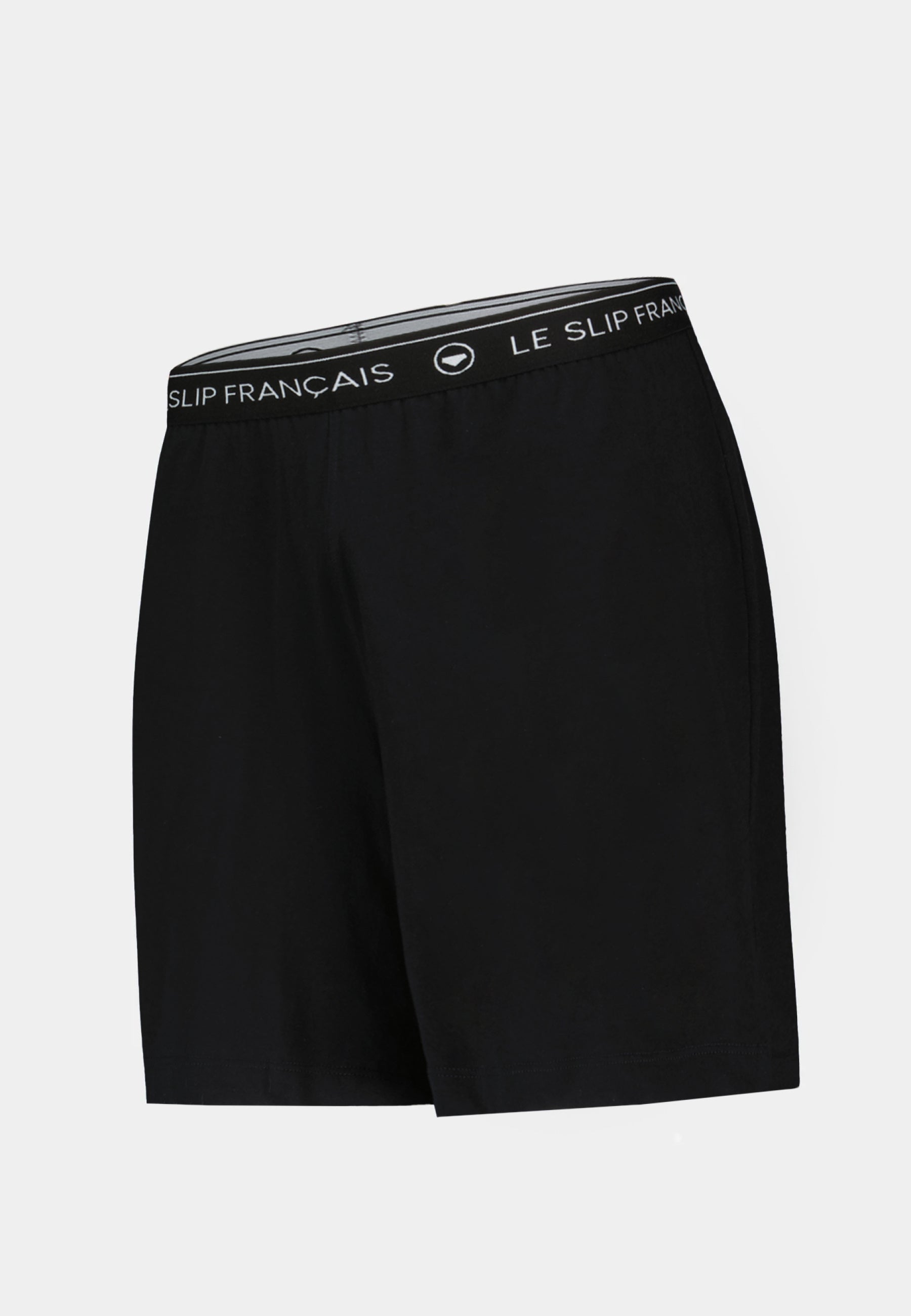 Bas de pyjamas court noir en coton - Invincible Noir - Le Slip Français -  1