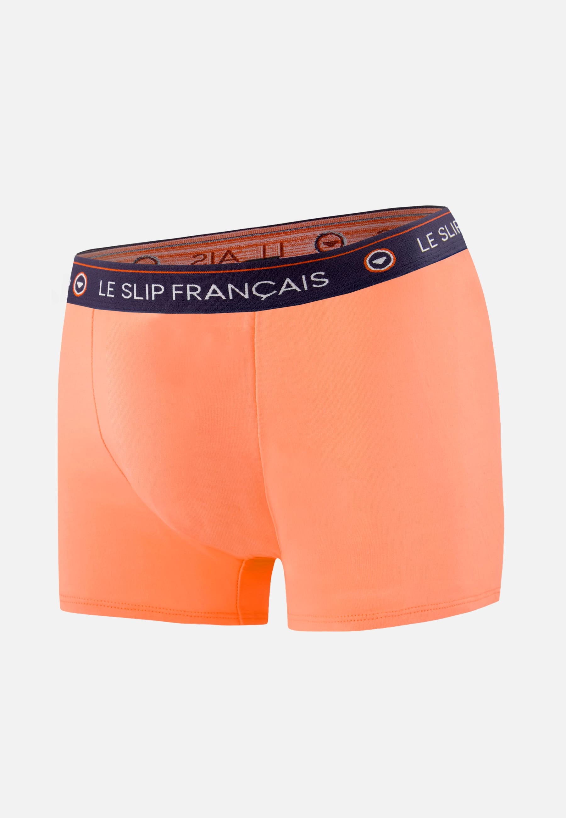 Boxer rose en coton - Redoutable Rose Pêche - Le Slip Français -  1