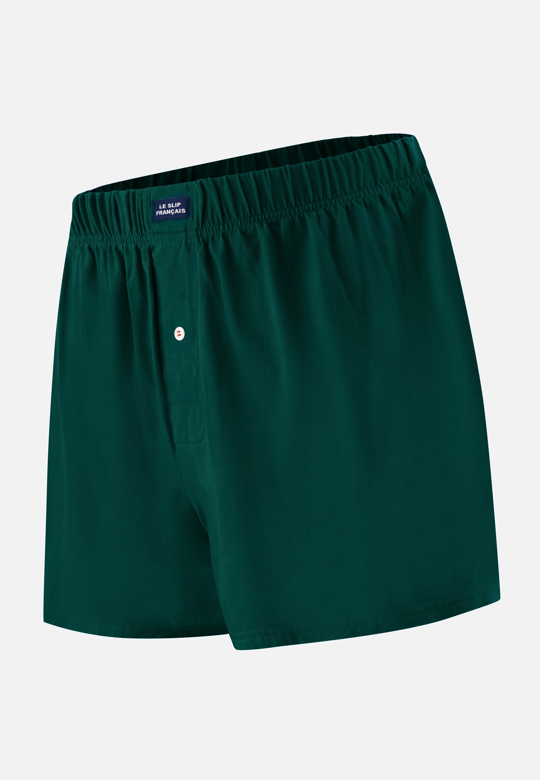 Caleçon vert sapin en jersey de coton - Fredo Vert Sapin - Le Slip Français -  1