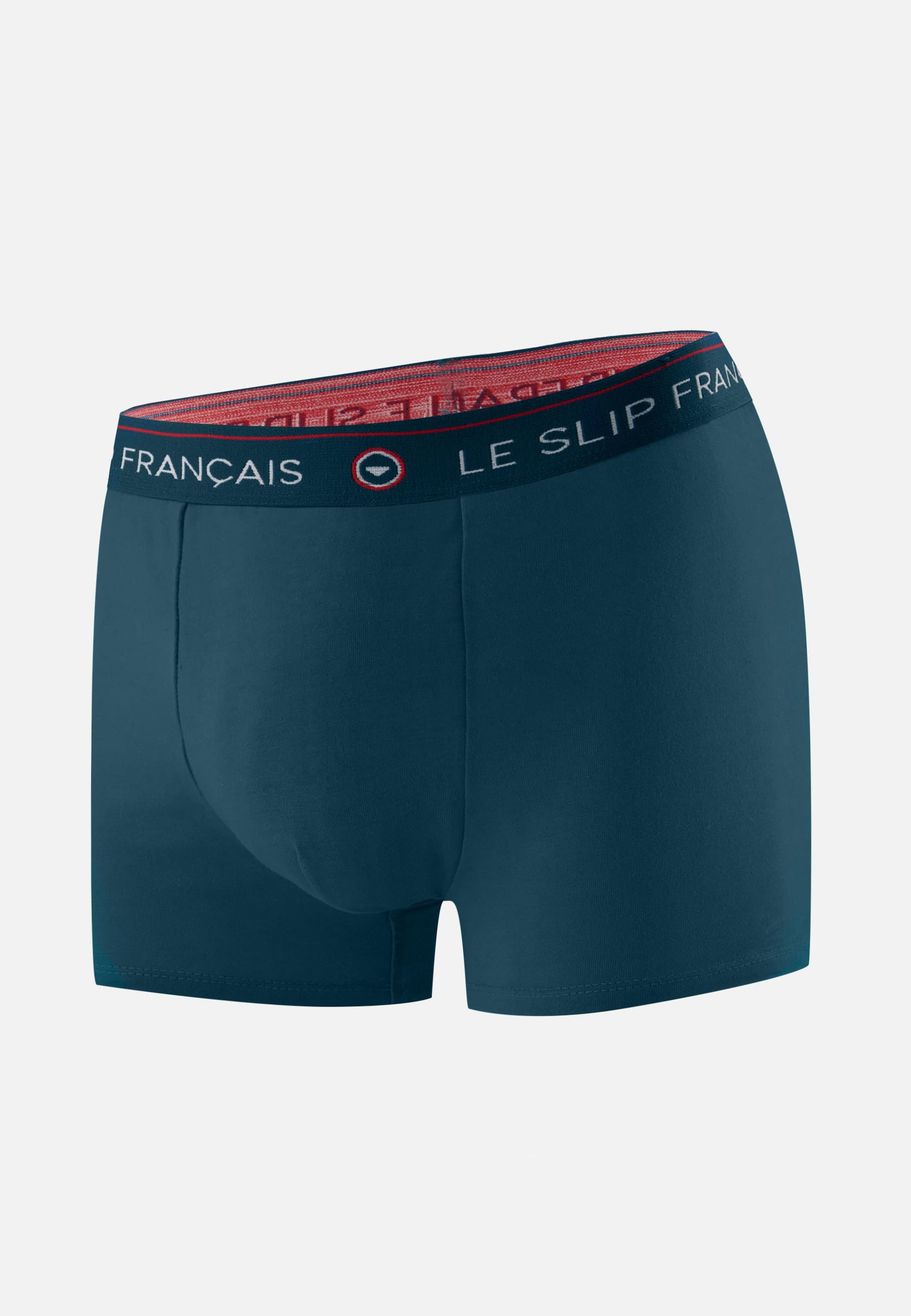 Boxer bleu en coton - Redoutable Bleu Canard - Le Slip Français -  1