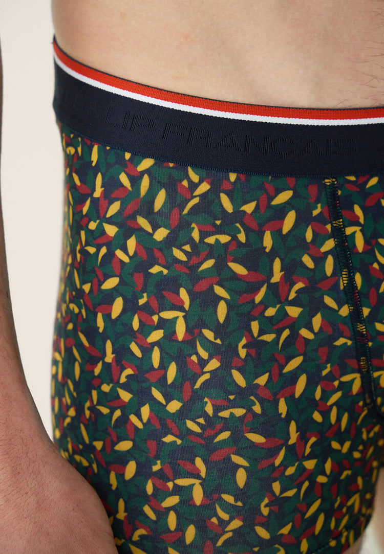 Boxer vert sapin imprimé gavotte - Marius Gavotte Vert Sapin - Le Slip Français - 4