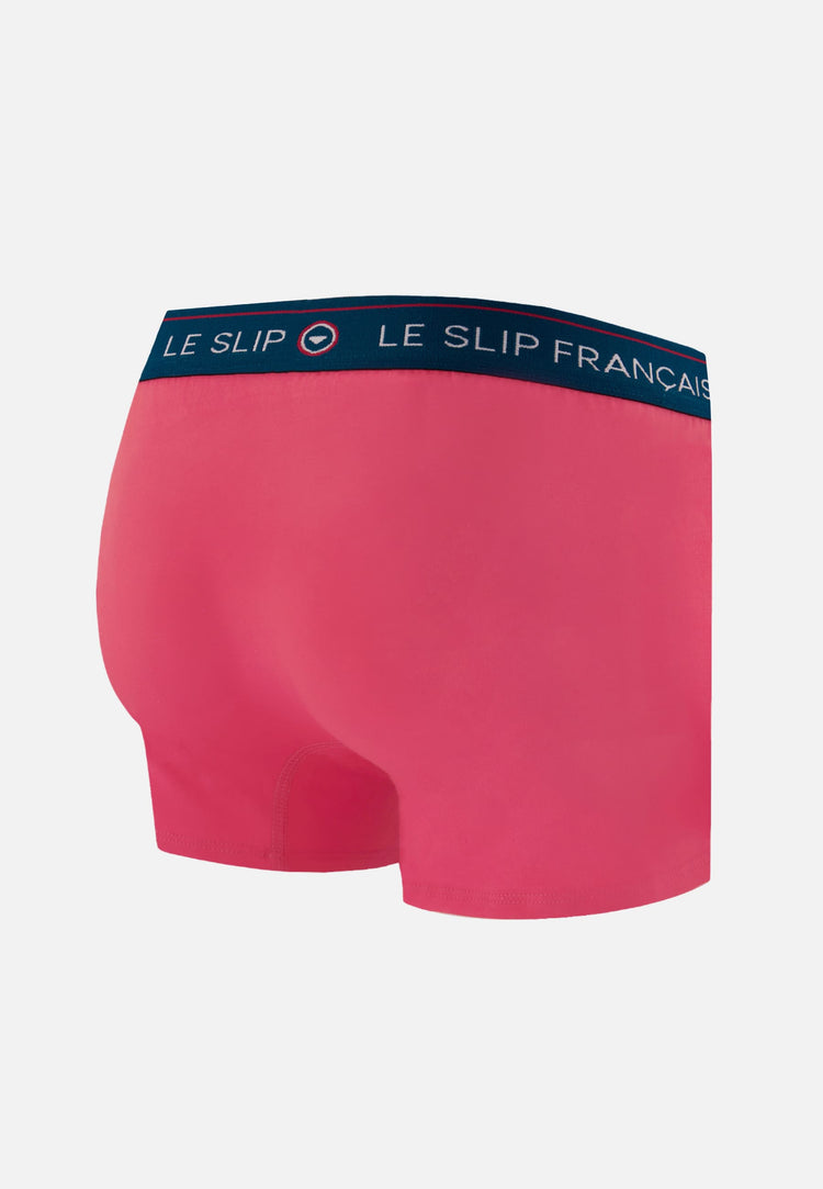 Boxer rose en coton - Redoutable Rose Cerise - Le Slip Français - 7