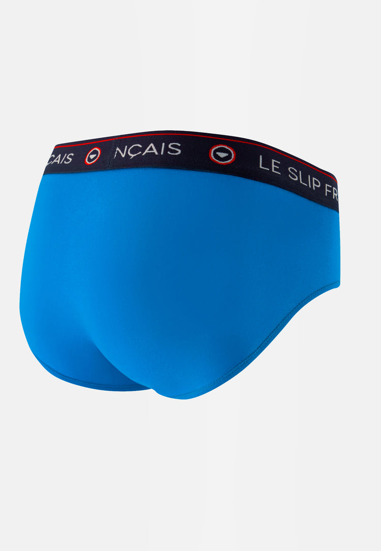 Slip en coton - Intrépide Bleu Turquoise - Le Slip Français - 7
