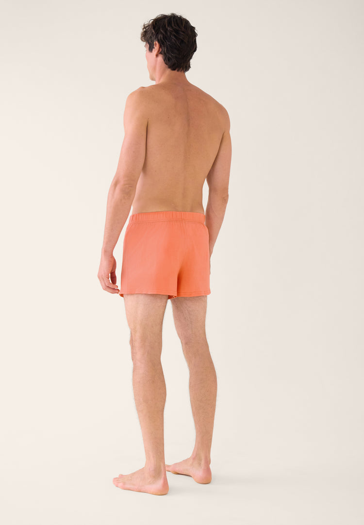 Caleçon rose en jersey de coton - Fredo Rose Pêche - Le Slip Français - 3