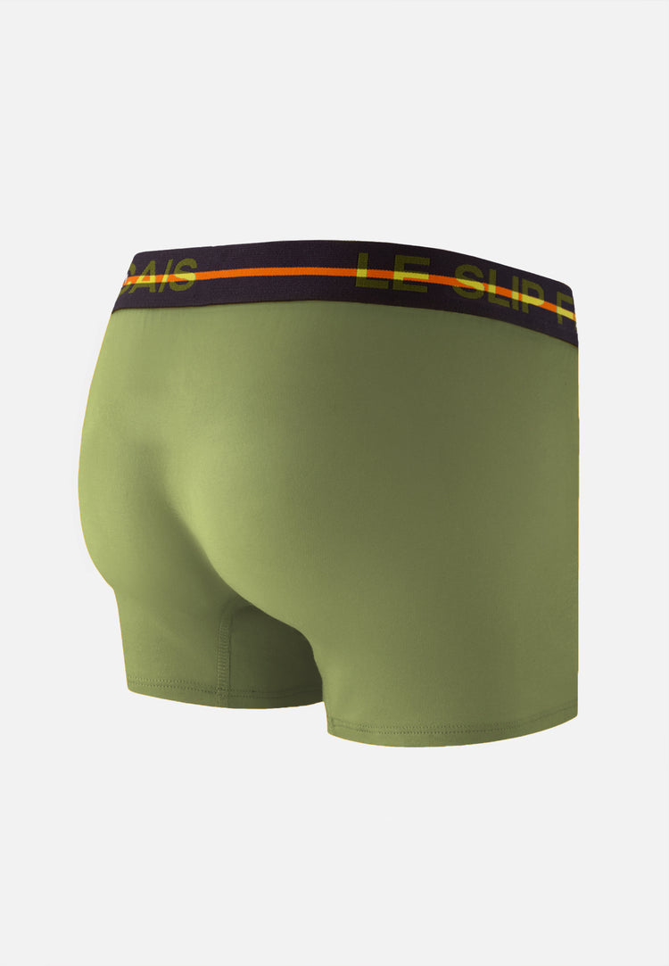 Boxer vert en coton - Redoutable Kaki Veronese - Le Slip Français - 7