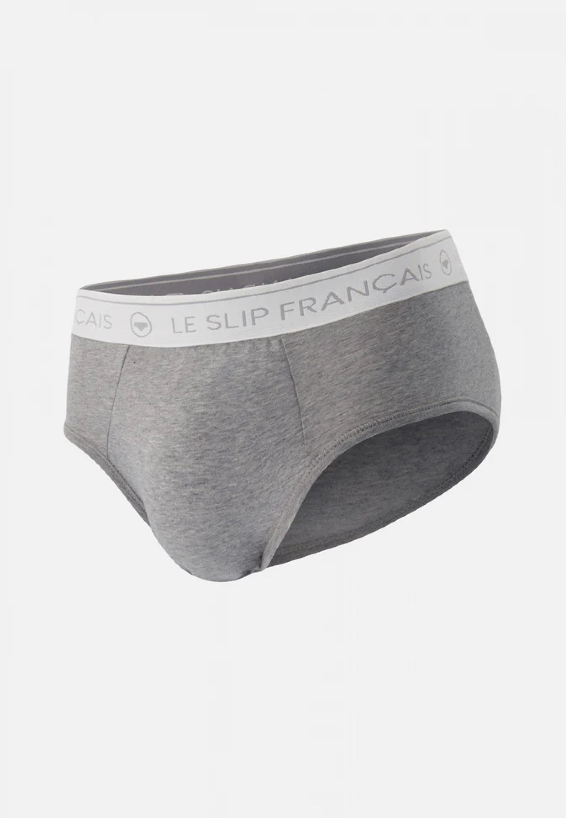Slip gris en coton - Intrépide Gris - Le Slip Français -  1