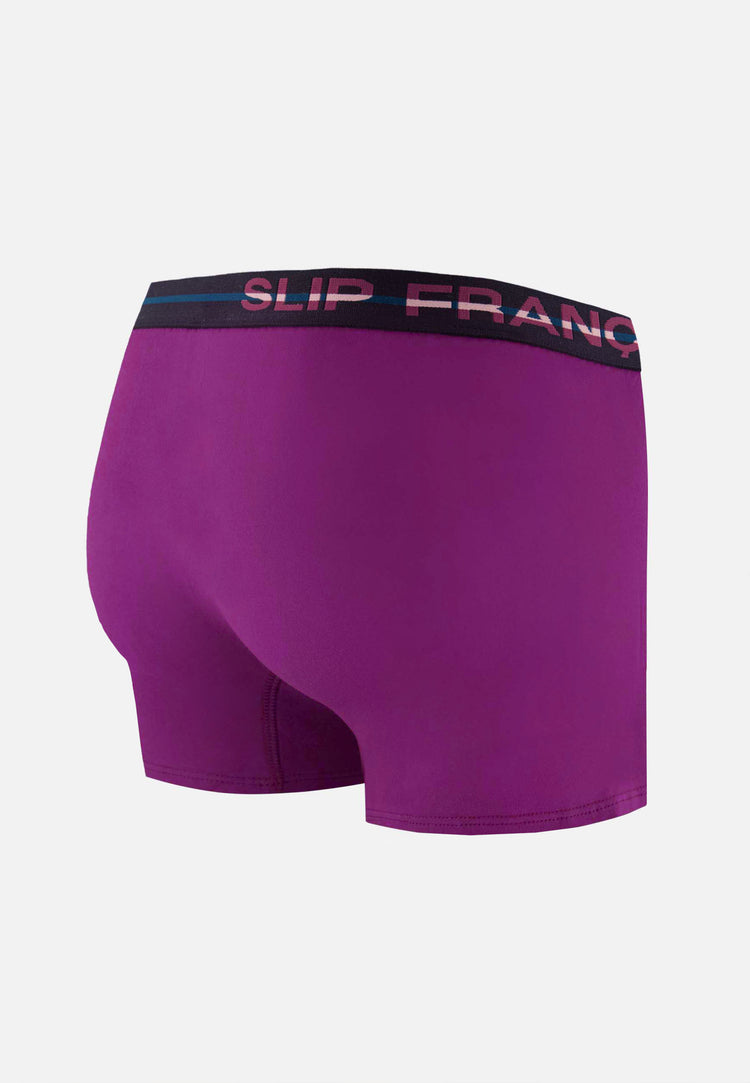 Boxer violet en coton - Redoutable Violet Profond - Le Slip Français - 8